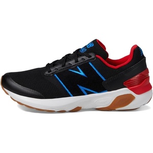 New Balance Kids’ 1440 V1 Lace-up Running Shoe(Black/Blue Oasis/Team Red)