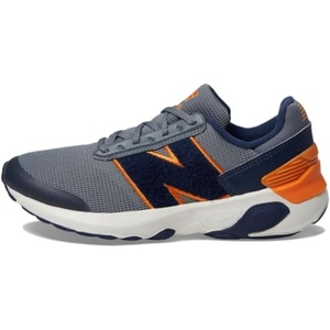 New Balance Kids’ 1440 V1 Lace-up Running Shoe(Titanium/Nb Navy/Sun Glow)