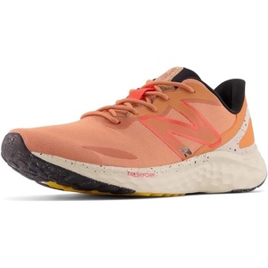 New Balance Men’s Fresh Foam Arishi V4 Running Shoe(Cedar/Electric Red/Timberwolf)