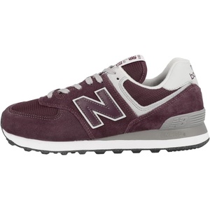 New Balance Women’s 574 Core Sneaker(Burgundy/Nb White)