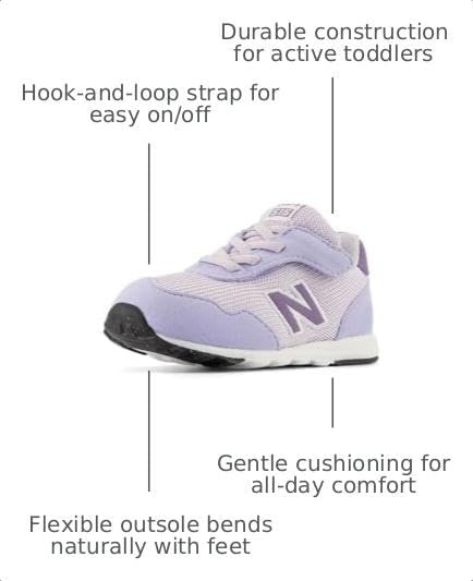 image:imageNew Balance BabyBoys 515 Newb Hook amp LoopDaybreakCandied Violet