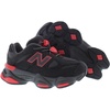 New Balance Kids’ 9060 Sneakers(Black/Red-black)