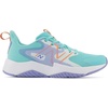 New Balance Kids’ Rave Run V2 Lace-Up Running Shoes(Surf/Peach Glaze/Magic Hour)
