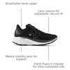 New Balance Women’s Fresh Foam X 860 V13 Running Shoes(Black/White)