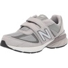 New Balance Kids Fresh Foam Arishi V4 Running Shoe (Little Kid)(Grey/Grey)