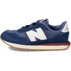 New Balance Kids 237 Bungee Sneaker, NB Navy/Turtledove, 13 M Little Kid (4-8 Years)