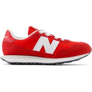 New Balance 237 Bungee Kids | Pre Boys Running Inspired (PH237HR) (White/True Red)