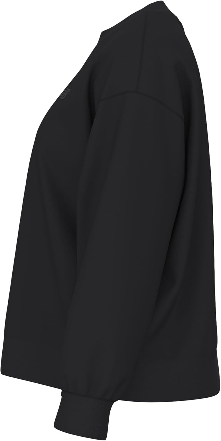 image:imageNew Balance Womens Athletics French Terry CrewBlack