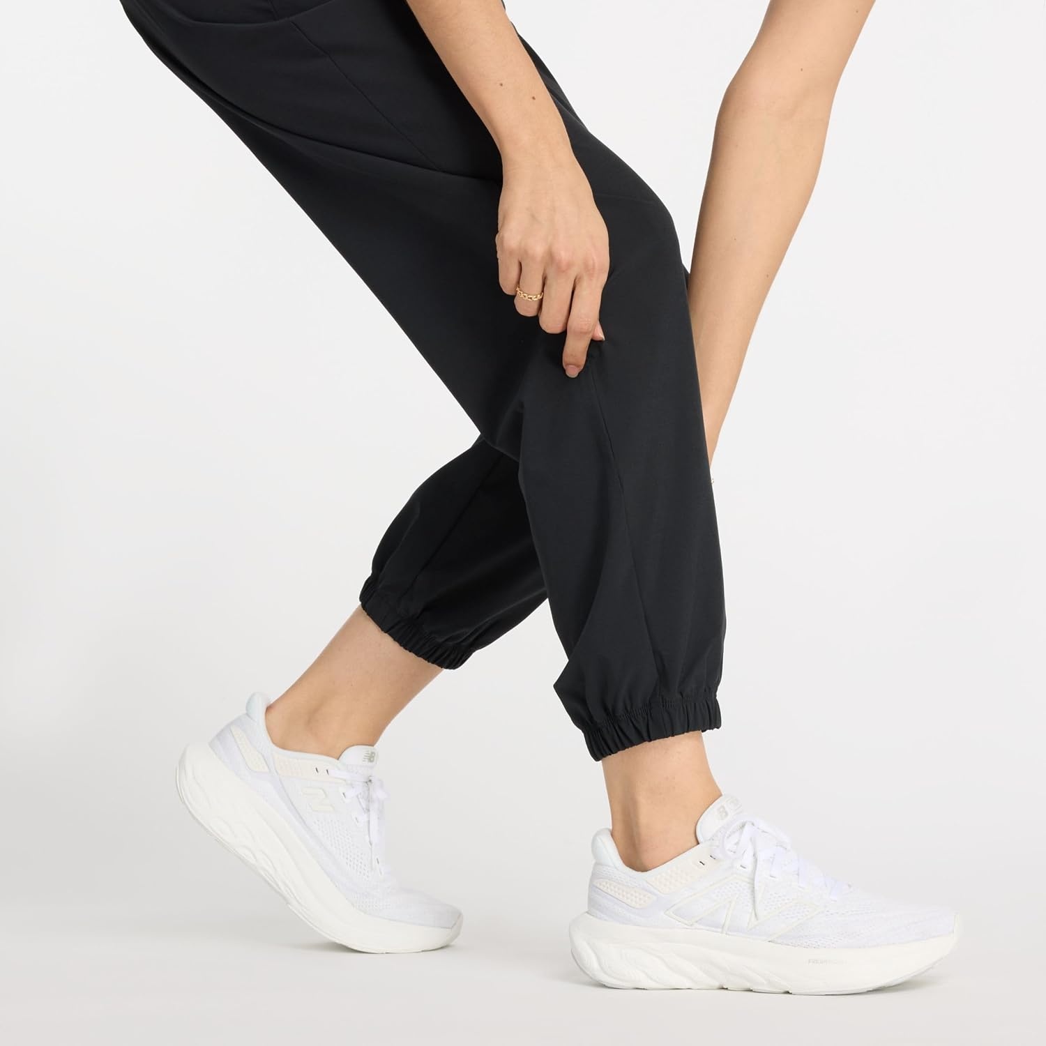 image:imageNew Balance Womens Athletics Stretch Woven JoggerBlack