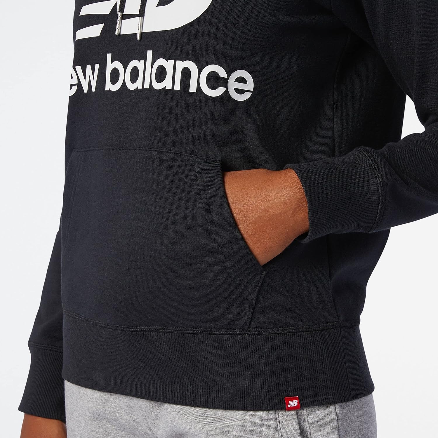 image:imageNew Balance Womens NB Essentials Pullover HoodieBlack