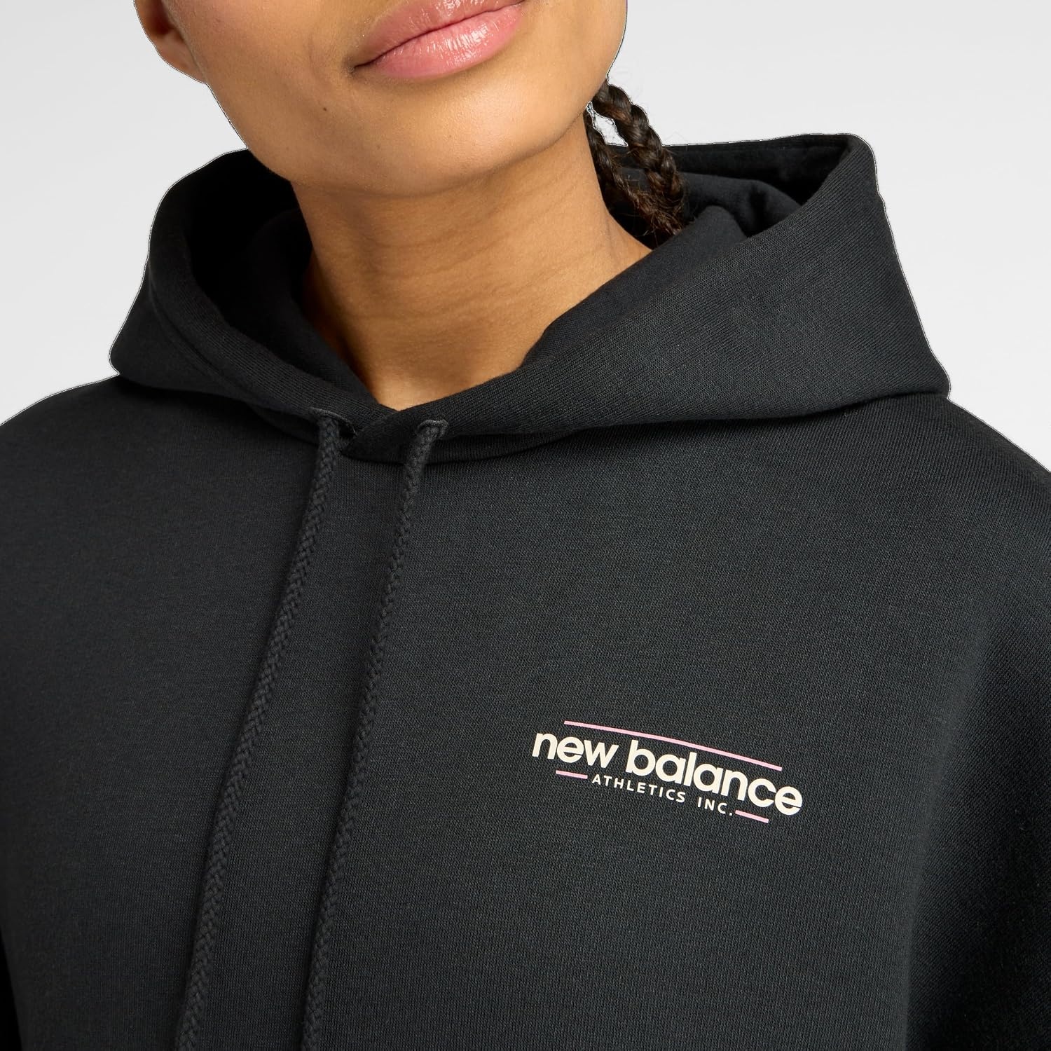 image:imageNew Balance Womens Reimagined Fleece Oversized HoodieBlack
