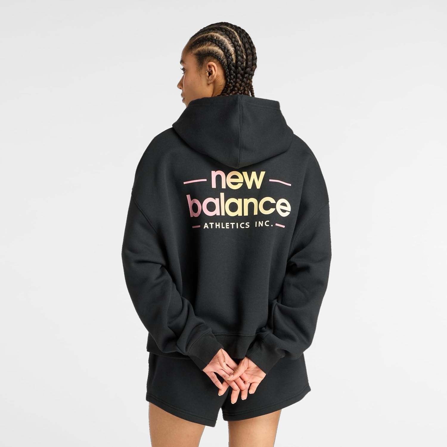 image:imageNew Balance Womens Reimagined Fleece Oversized HoodieBlack