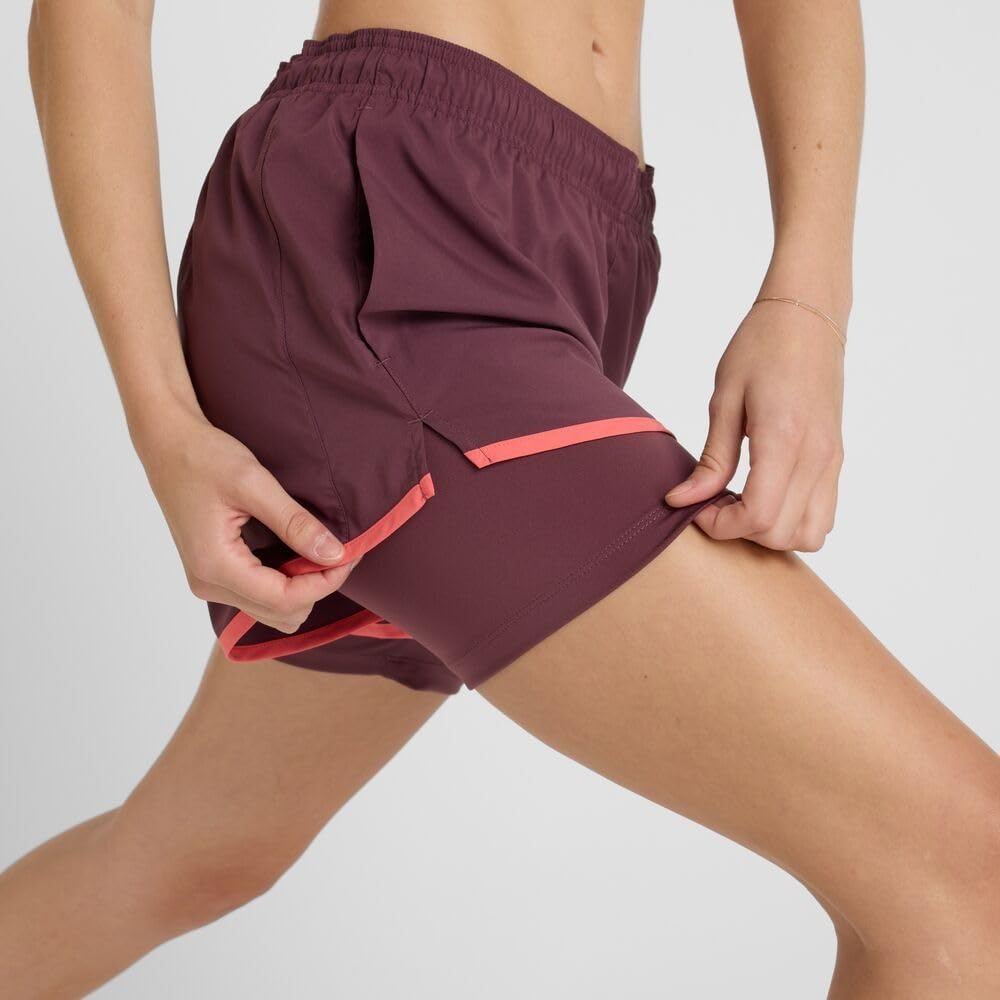 image:imageNew Balance Womens Sport Essentials 2in1 Short 3Faded Plum