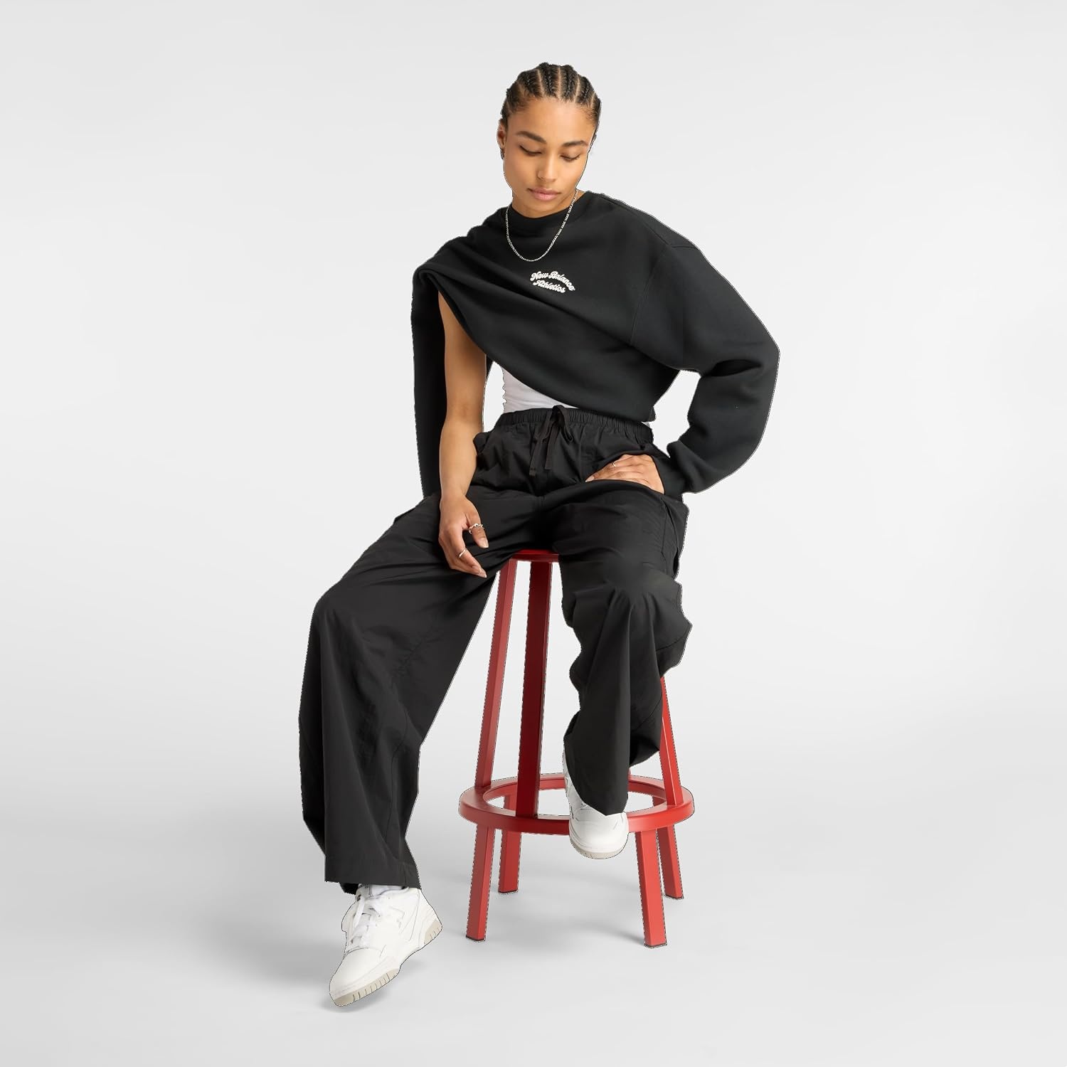 image:imageNew Balance Womens Woven Cargo PantBlack