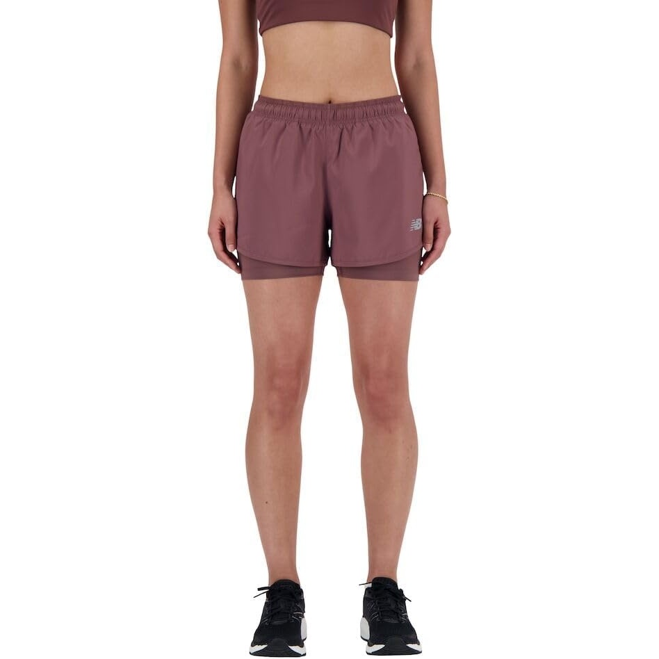 image:imageNew Balance Womens Sport Essentials 2in1 Short 3Licorice