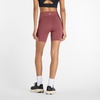New Balance Women’s Nb Sleek Pocket High Rise Short 6″(Washed Burgundy)