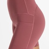 New Balance Women’s Nb Sleek Pocket High Rise Short 6″(Washed Burgundy)
