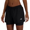 New Balance Women’s Sport Essentials 2-in-1 Short 3″(Black)