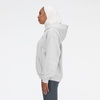 New Balance womens Athletics French Terry Hoodie(Ash Heather)
