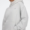 New Balance womens Athletics French Terry Hoodie(Ash Heather)