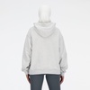 New Balance womens Athletics French Terry Hoodie(Ash Heather)