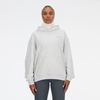 New Balance womens Athletics French Terry Hoodie(Ash Heather)
