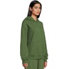 New Balance womens Athletics French Terry Hoodie(Dark Alpine Green)