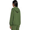 New Balance womens Athletics French Terry Hoodie(Dark Alpine Green)