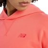 New Balance womens Athletics French Terry Hoodie(Drift Red)