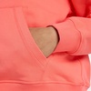 New Balance womens Athletics French Terry Hoodie(Drift Red)