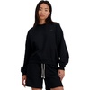 New Balance Women’s Athletics French Terry Crew(Black)