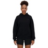 New Balance womens Athletics French Terry Hoodie(Black)