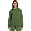 New Balance womens Athletics French Terry Hoodie(Dark Alpine Green)