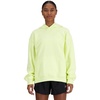 New Balance womens Athletics French Terry Hoodie(Limelight)