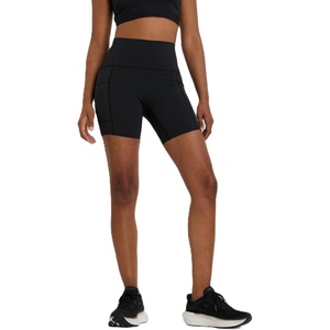 New Balance Women’s Nb Sleek Pocket High Rise Short 6″(Black)