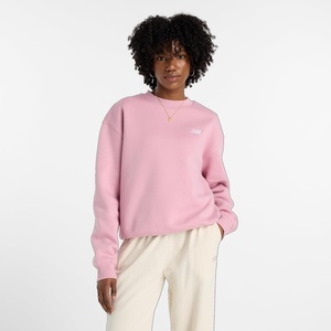 New Balance Women’s Sport Essentials Fleece Crew(Pink Taffy)