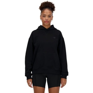 New Balance womens Athletics French Terry Hoodie(Black)