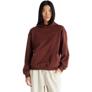 New Balance womens Athletics French Terry Hoodie(Rich Oak)