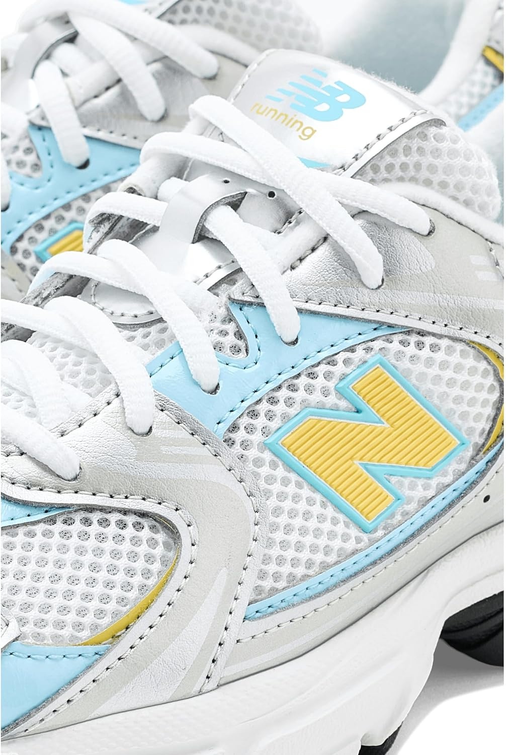 image:imageNew Balance Boys SneakersLight Silver MetallicCloud Blue