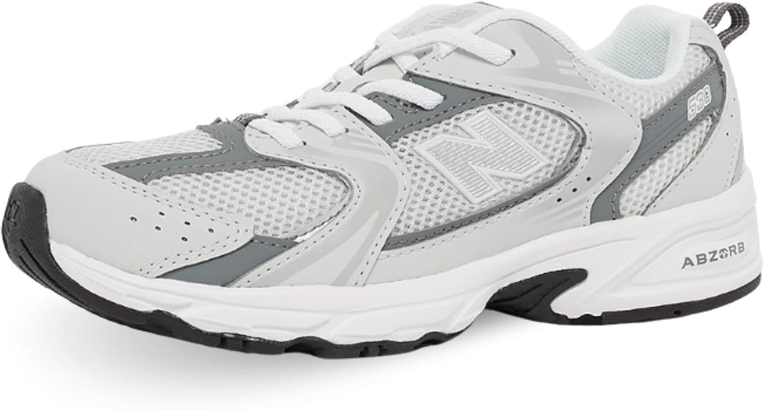image:imageNew Balance Kids 520 Hook amp Loop Running Shoe Little KidGrey MatterSignal Pink