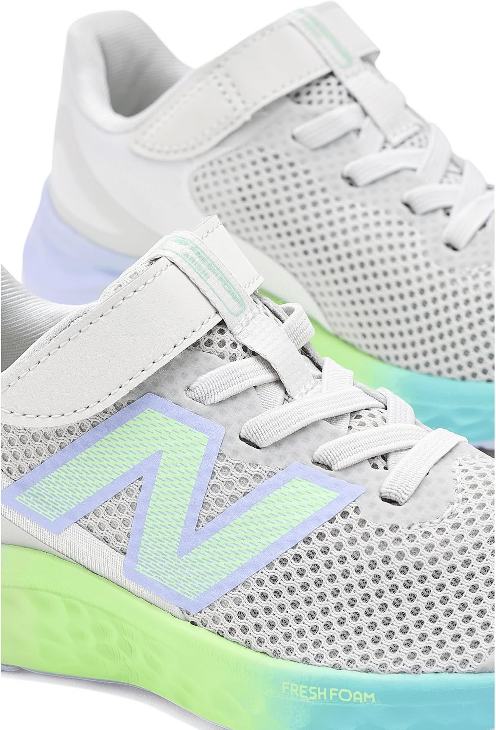 image:imageNew Balance Kids Fresh Foam Arishi V4 BungeeGrey MatterDaybreakCosmic Jade