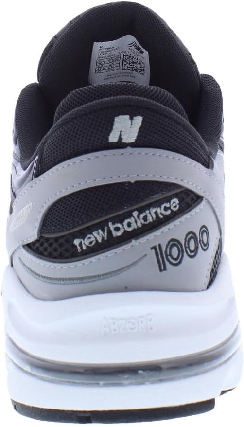 image:imageNew Balance Mens 1000 SneakersGreyDeep BlackGrey