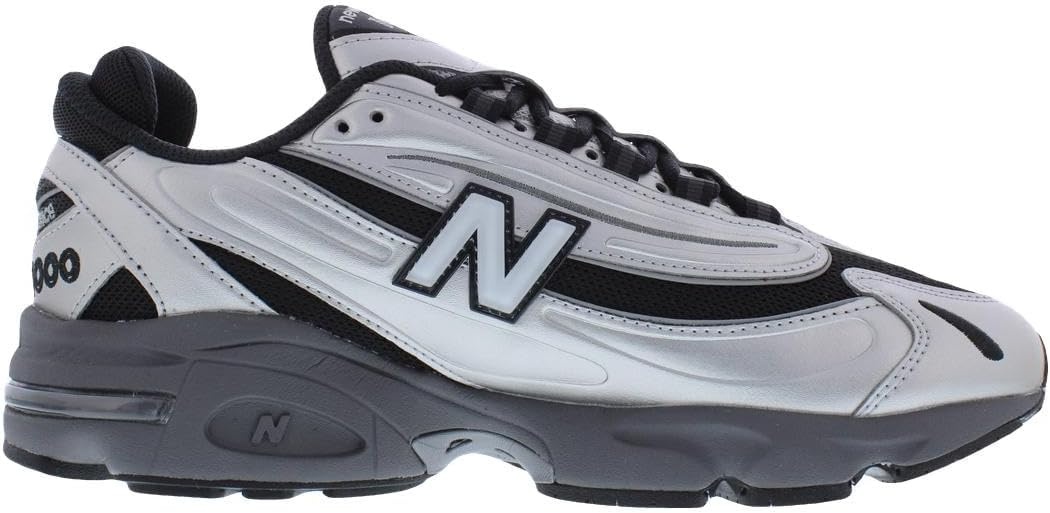 image:imageNew Balance Mens 1000 SneakersGreyForest GreenSilver Grey