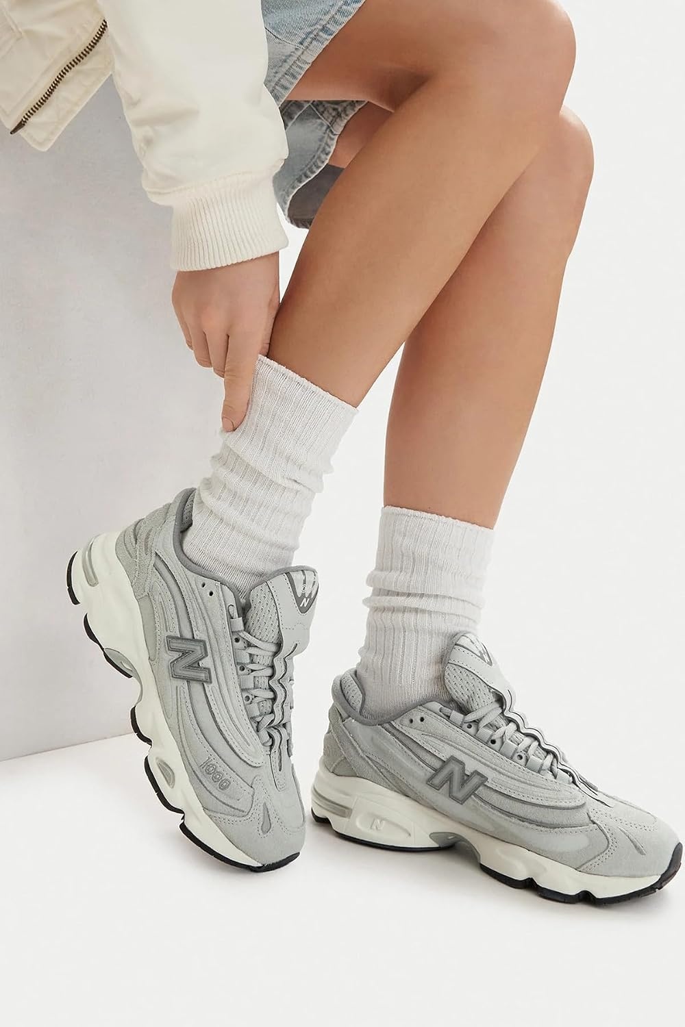 image:imageNew Balance Mens 1000 SneakersGreyGrey