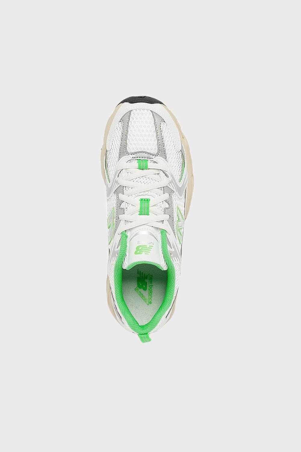 image:imageNew Balance Mens 530 Walking ShoesPure WhitePalm Leaf
