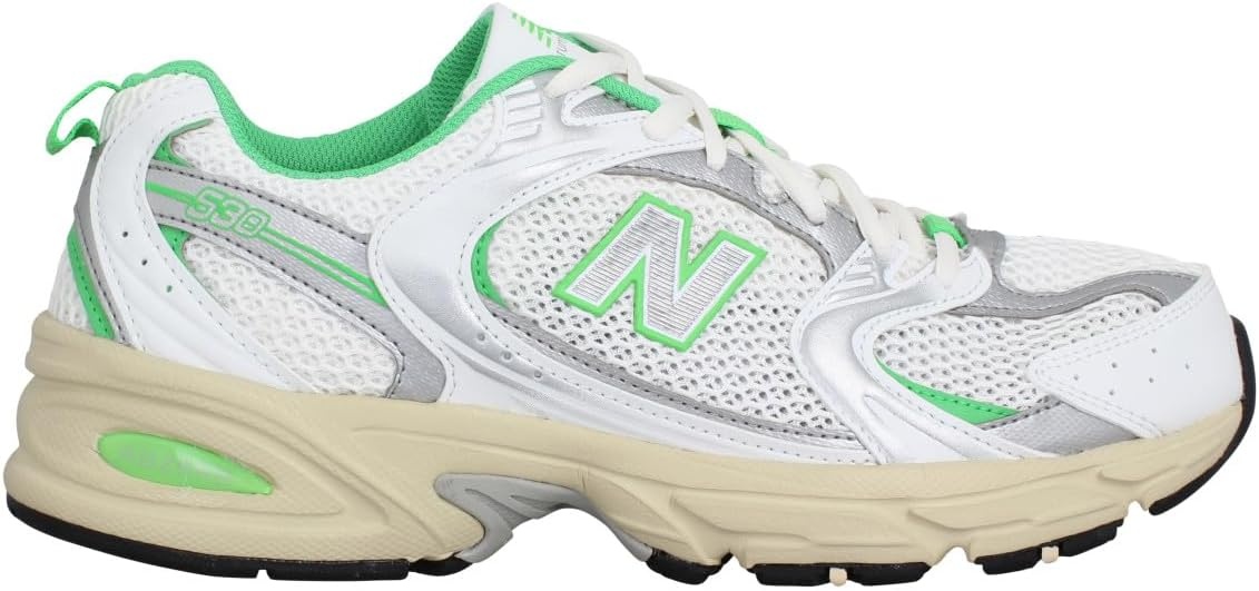 image:imageNew Balance Mens 530 Walking ShoesPure WhitePalm Leafwhite