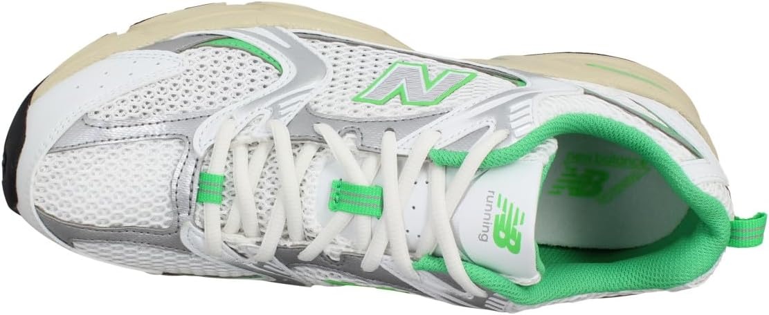 image:imageNew Balance Mens 530 Walking ShoesPure WhitePalm Leafwhite