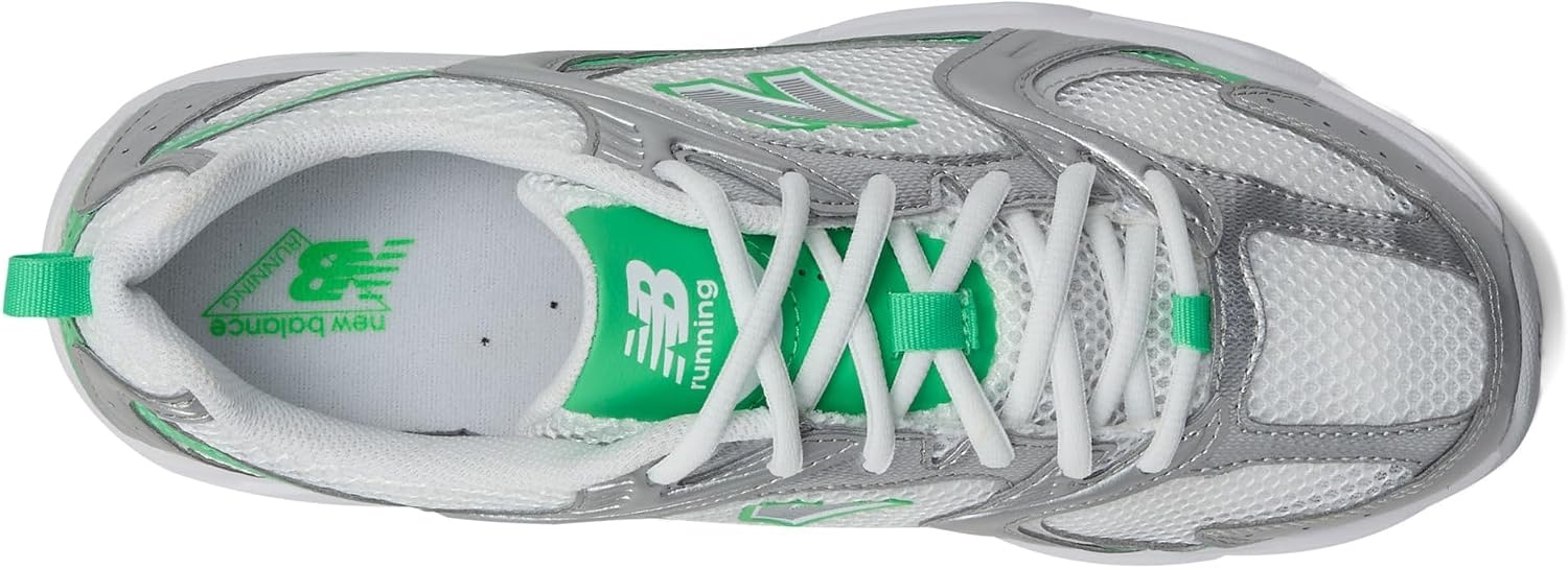 image:imageNew Balance Mens 530 Walking ShoesSilver MetallicGreen Apple