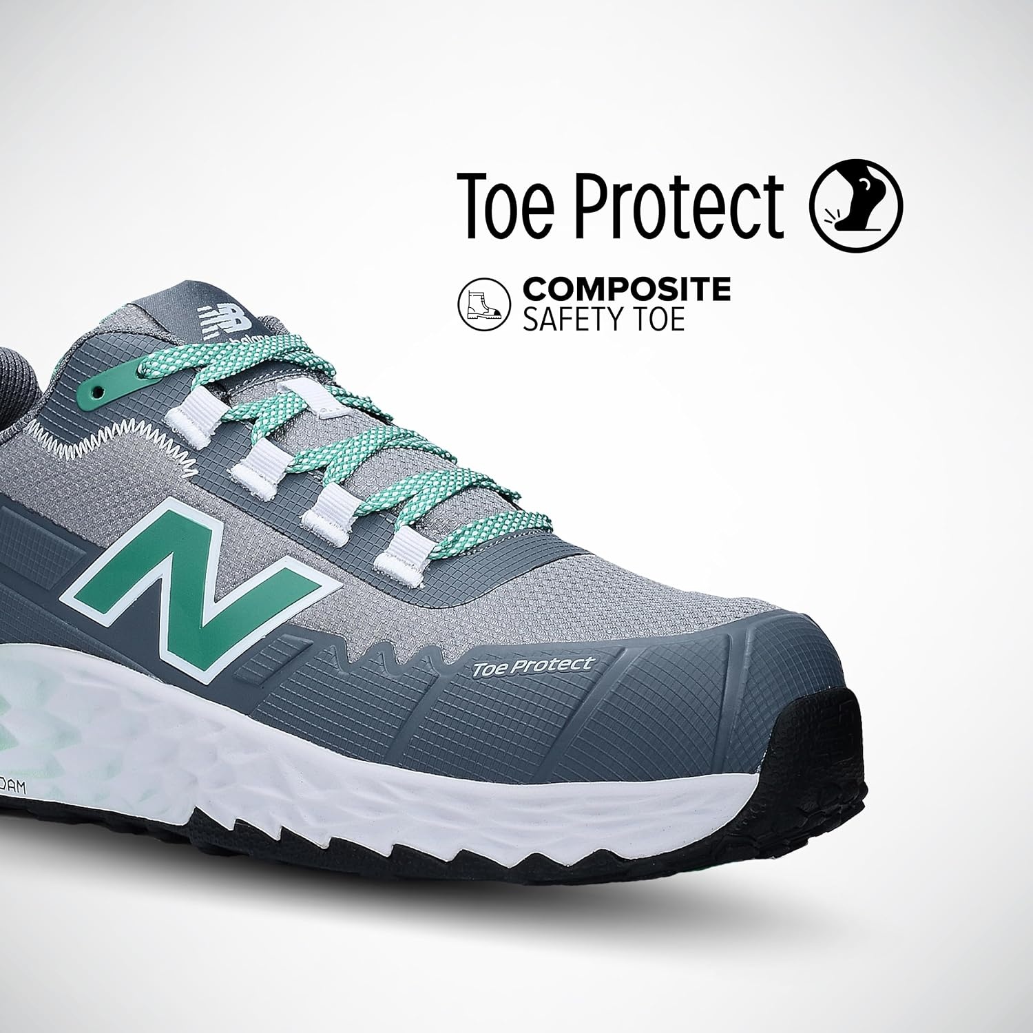 image:imageNew Balance Mens Cremorne Composite Toe Work Shoes Fresh FoamGreen