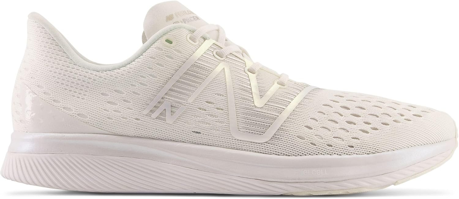 image:imageNew Balance Mens FuelCell Supercomp Pacer V1WhiteWhite IridescentSilver Metalic